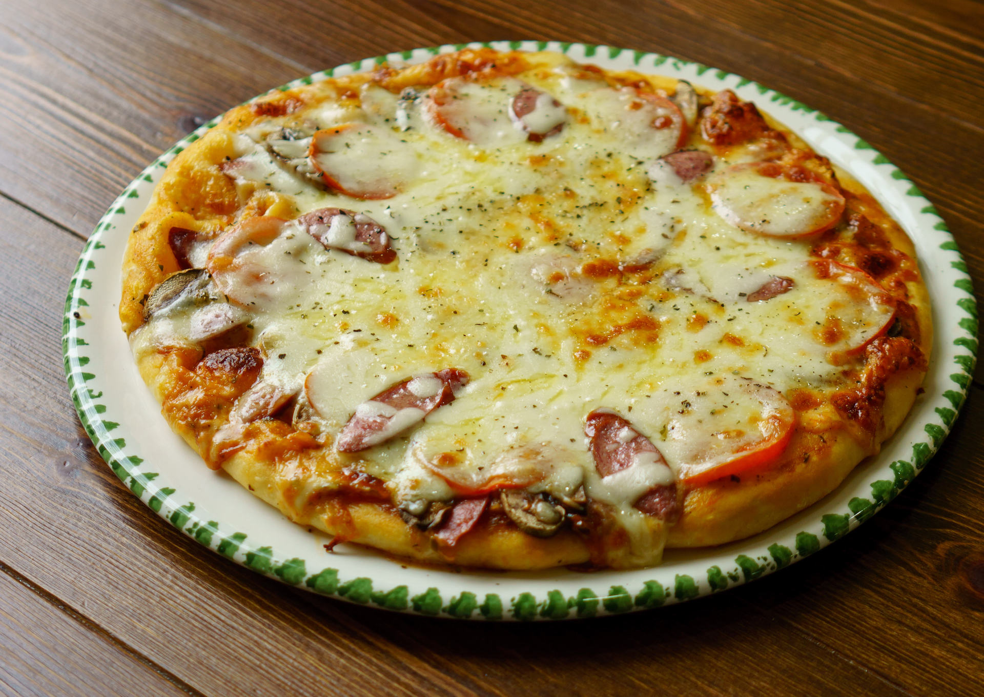 грибная пицца с шампиньонами и колбасой рецепт фото 44